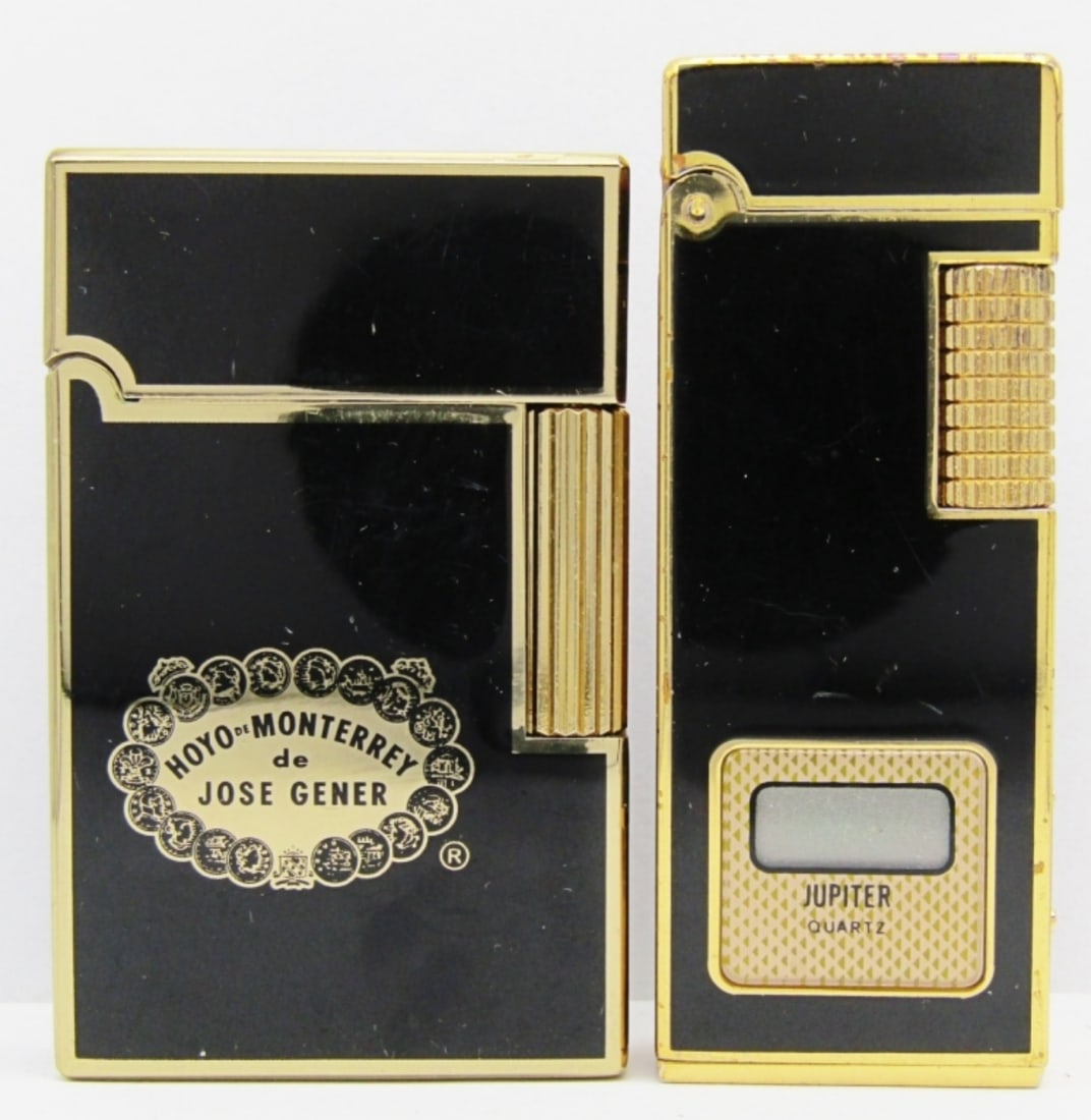 (2) Vintage Butane Lighters; Jupiter Quartz & (1 of 4)