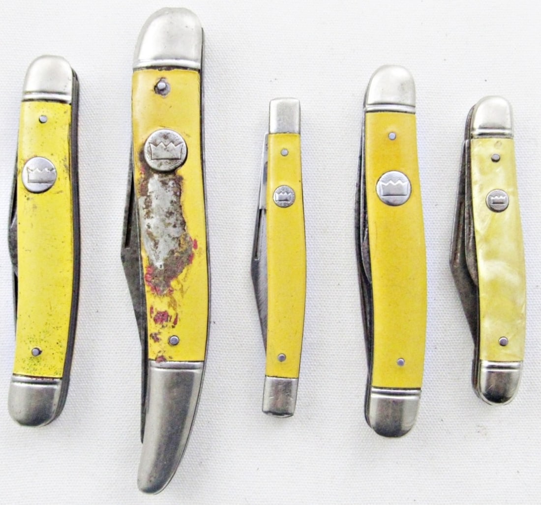 (5) YELLOW HANDLE IMPERIAL KNIVES (1 of 2)