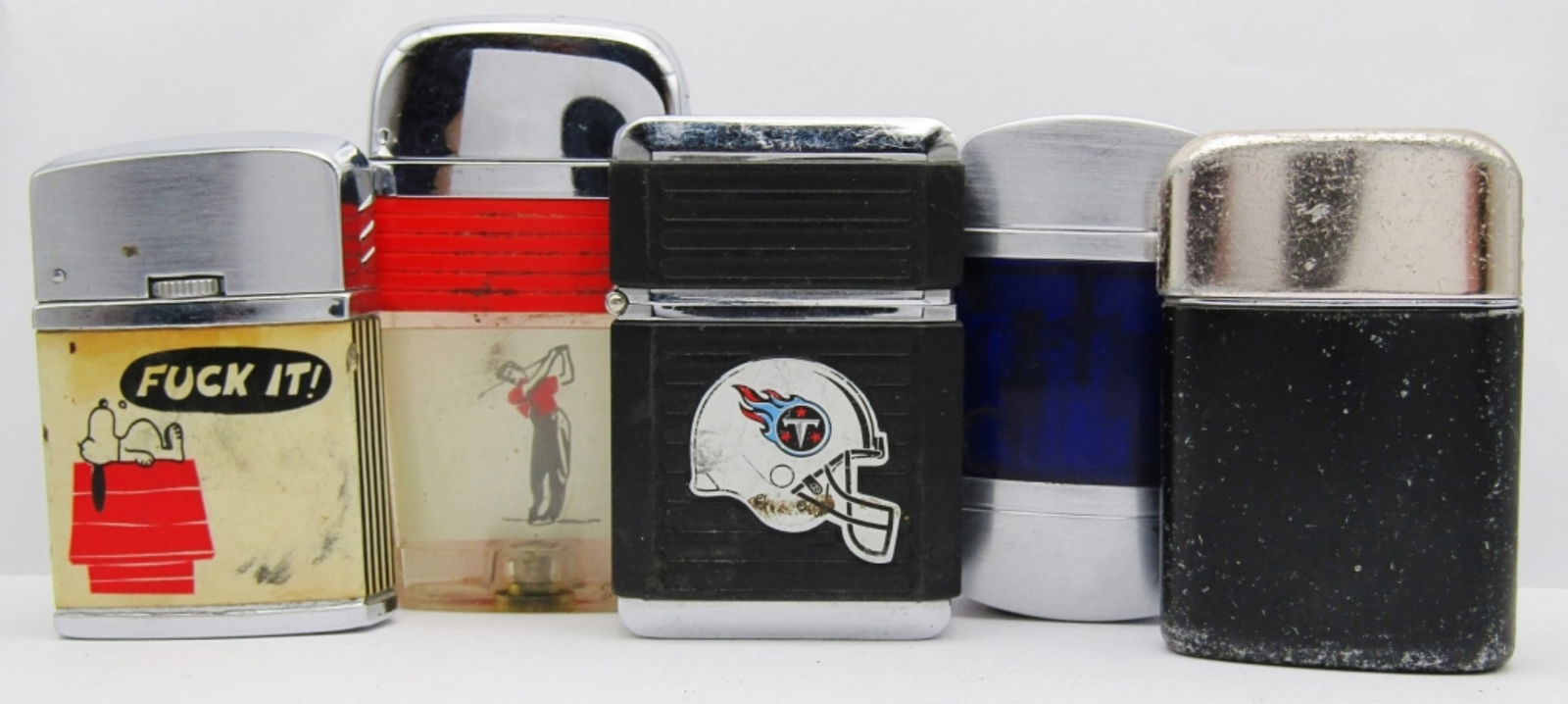 (5) Vintage Lighters; Ronson Typhoon, Fire One, (1 of 7)