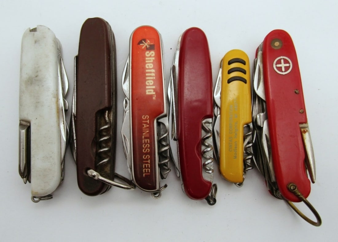 (6) Vintage Multi-Tool Pocket Knives (1 of 4)