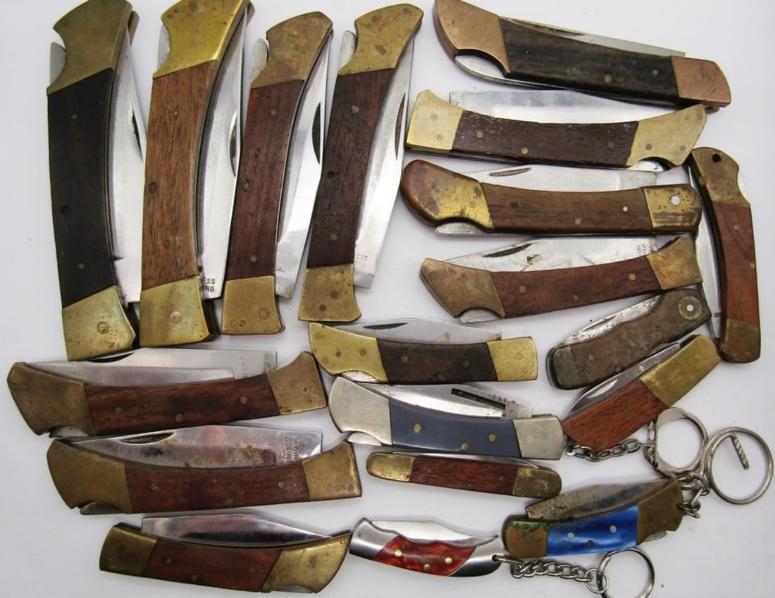 (19) Vintage Folding/Lockback Pocket Knives (1 of 2)