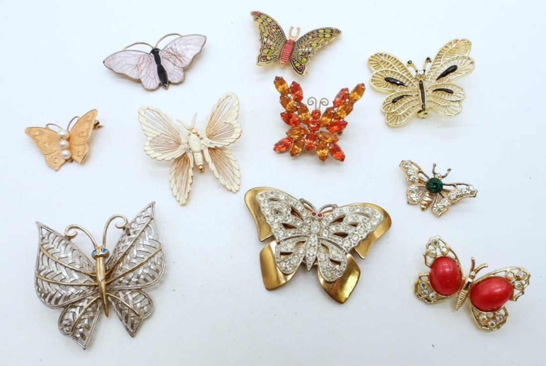 (10) BUTTERFLY PINS (1 of 6)