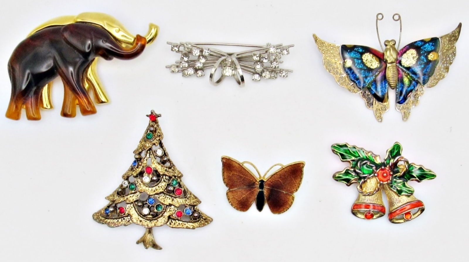 2 BUTTERFLY, 2 CHRISTMAS THEMED, AND (1 of 3)