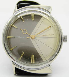 Hamilton T-403 Automatic: Near Perfect Tutone Original Dial. 33mm White Gold Filled Case in Excellent Condition With No Wear Thru. 17 Jewel Micro Rotor (Burden) Movement Cal 663. Case Back With Engraved Name & Date 1964. New S