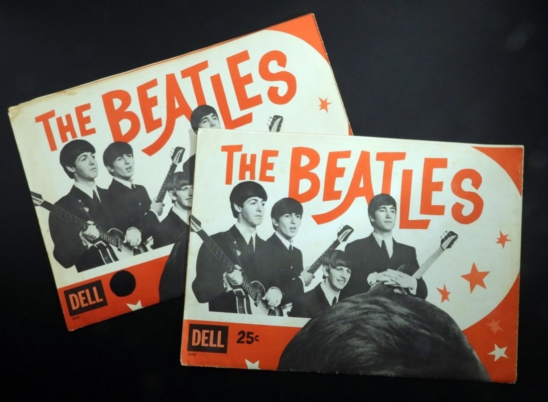 (2) Beatles Vintage 1964 Poster Dell (1 of 6)