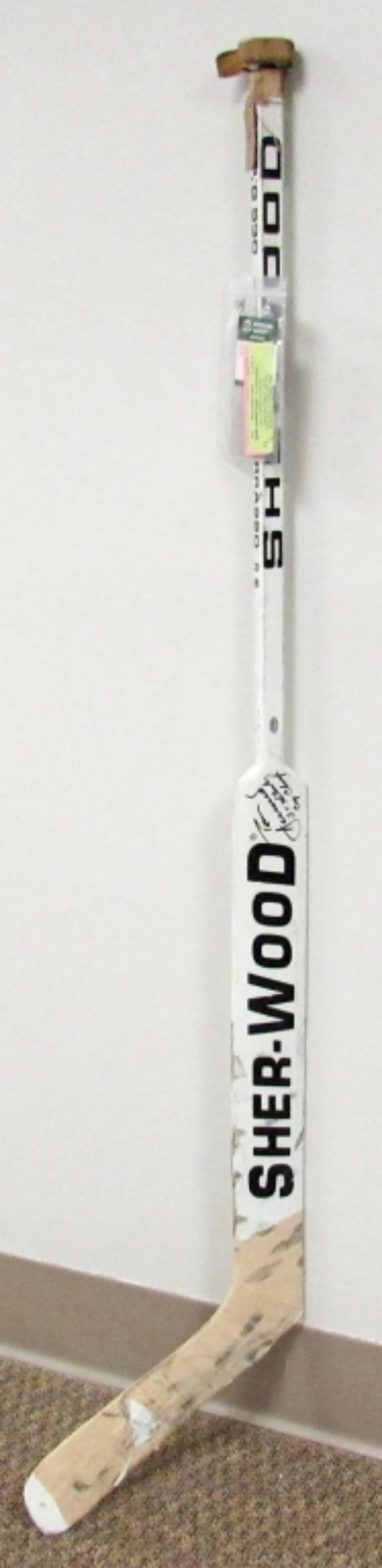 TOM BARRASSO AUTOGRAPH HOCKEY STICK SGC: AUTHENTICATION by SPORTSCARD GUARANTY - GAME USED