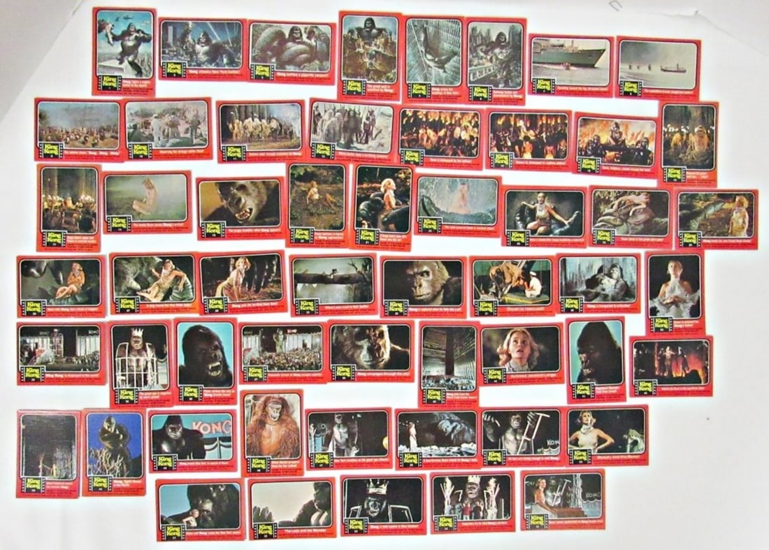 1976 TOPPS KING KONG TRADING CARD SET (1 of 4)