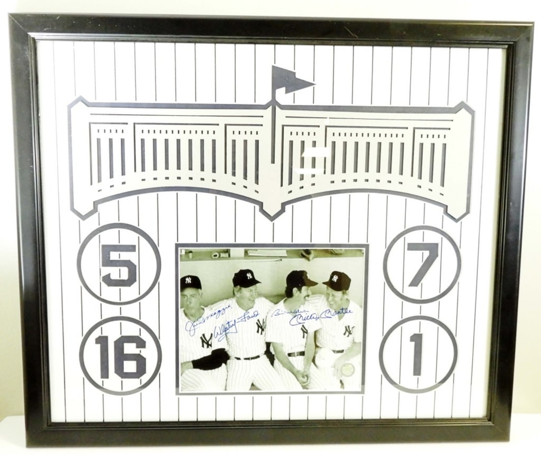 DiMAGGIO, FORD, MARTIN & MANTLE AUTO PHOTO (1 of 6)