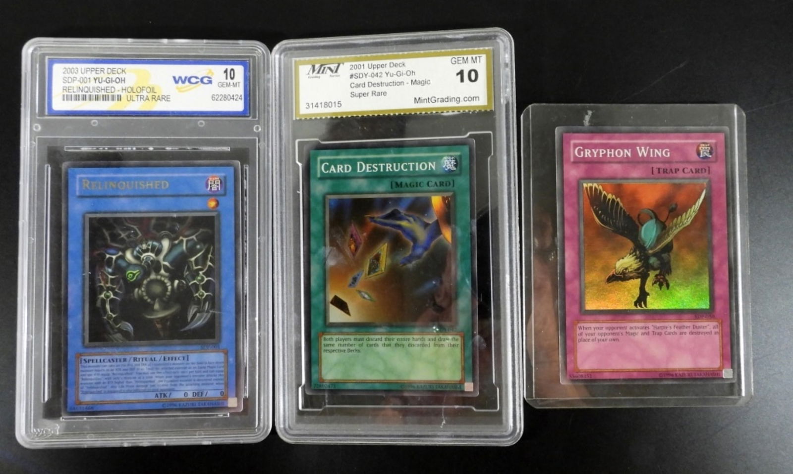 (3) YU-GI-OH MAGIC CARDS UPPER DECK (1 of 2)