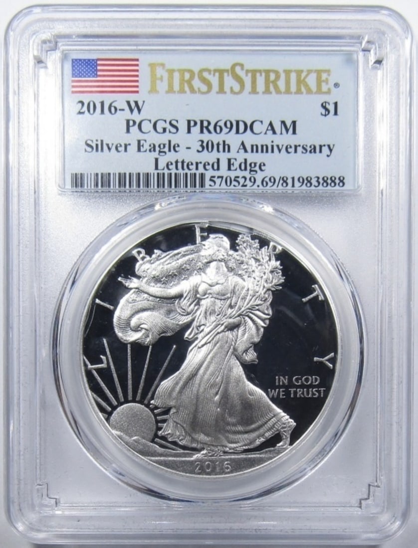2016-W SILVER EAGLE PCGS PR-69 DCAM (1 of 4)
