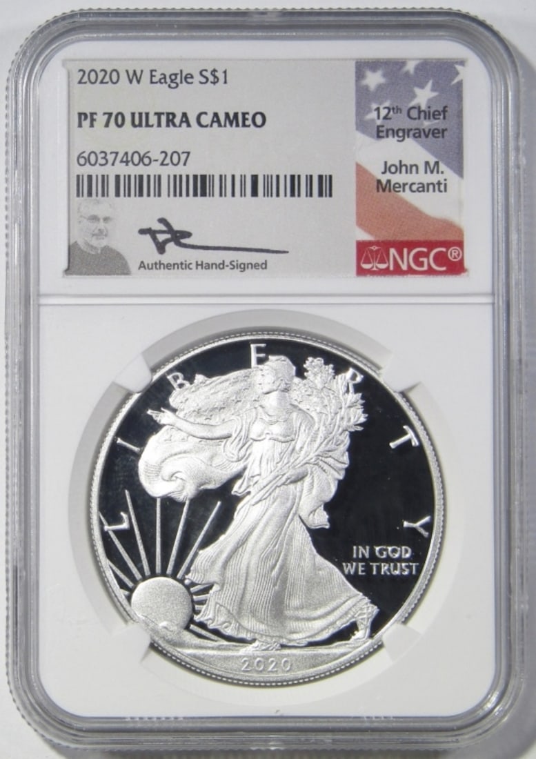2020-W SILVER EAGLE NGC PF-70 UC (1 of 4)