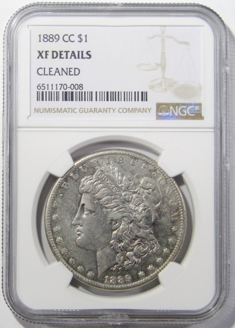 1889-CC MORGAN DOLLAR NGC XF DETAILS (1 of 4)
