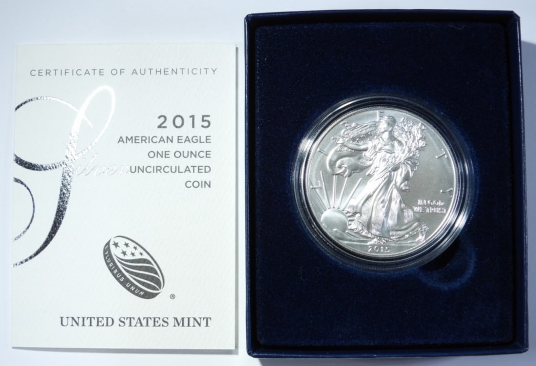 2015-W UNC AMERICAN SILVER EAGLE IN OGP (1 of 4)