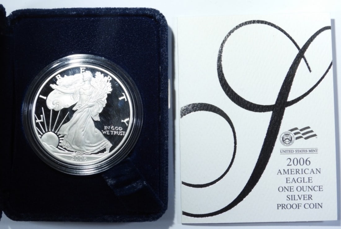 2006-W PROOF AMERICAN SILVER EAGLE (1 of 4)
