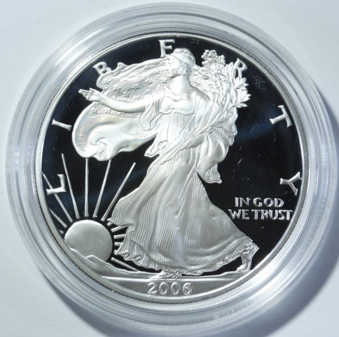 2006-W PROOF AMERICAN SILVER EAGLE (1 of 2)