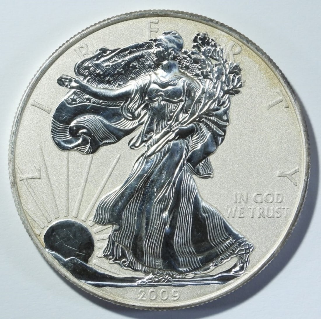 2009 AMERICAN SILVER EAGLE BU (1 of 2)