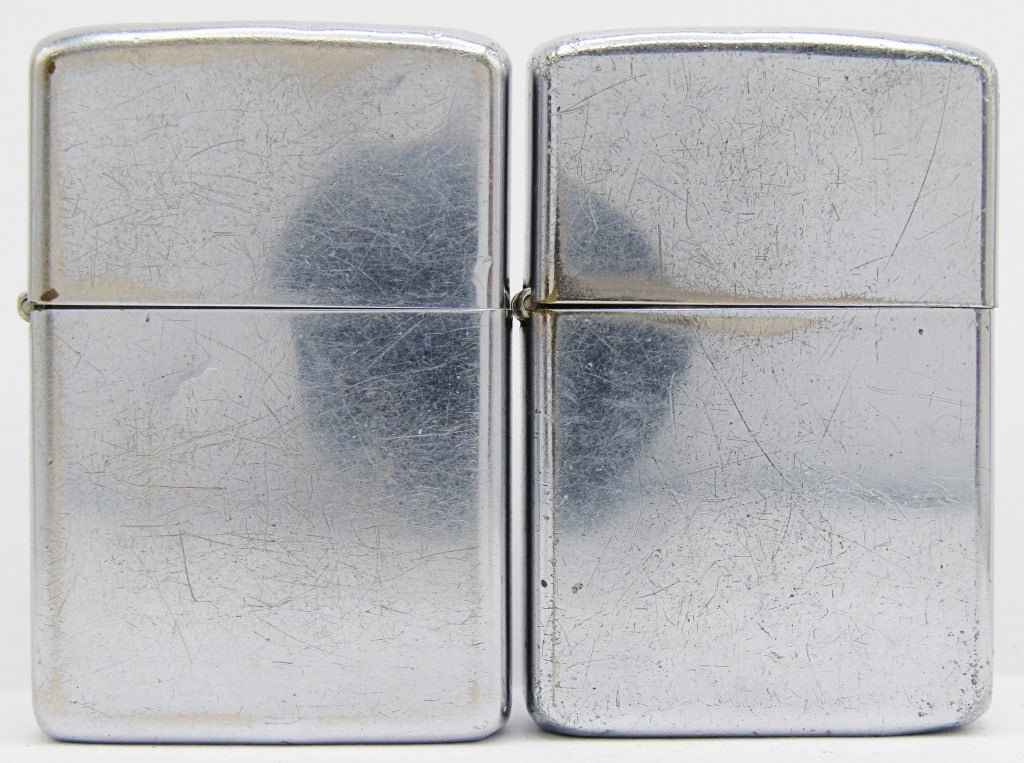 1966 & 1968 Classic Chrome Zippo Lighters (1 of 5)