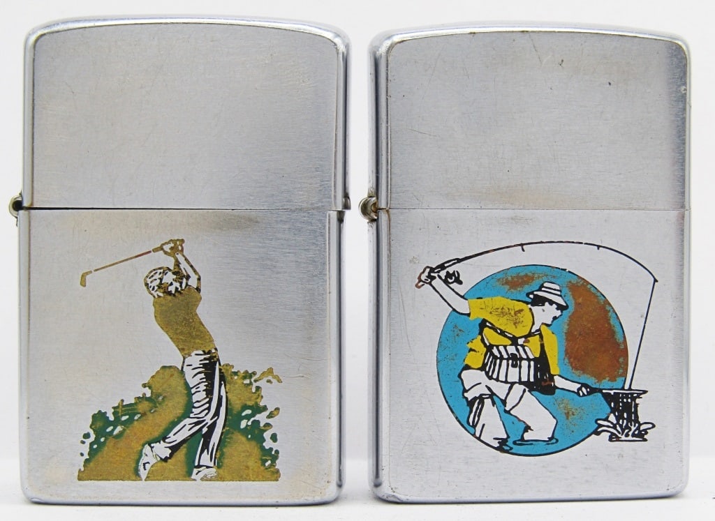 1981 & 1990 Sports Series Zippo Lighters (1 of 6)