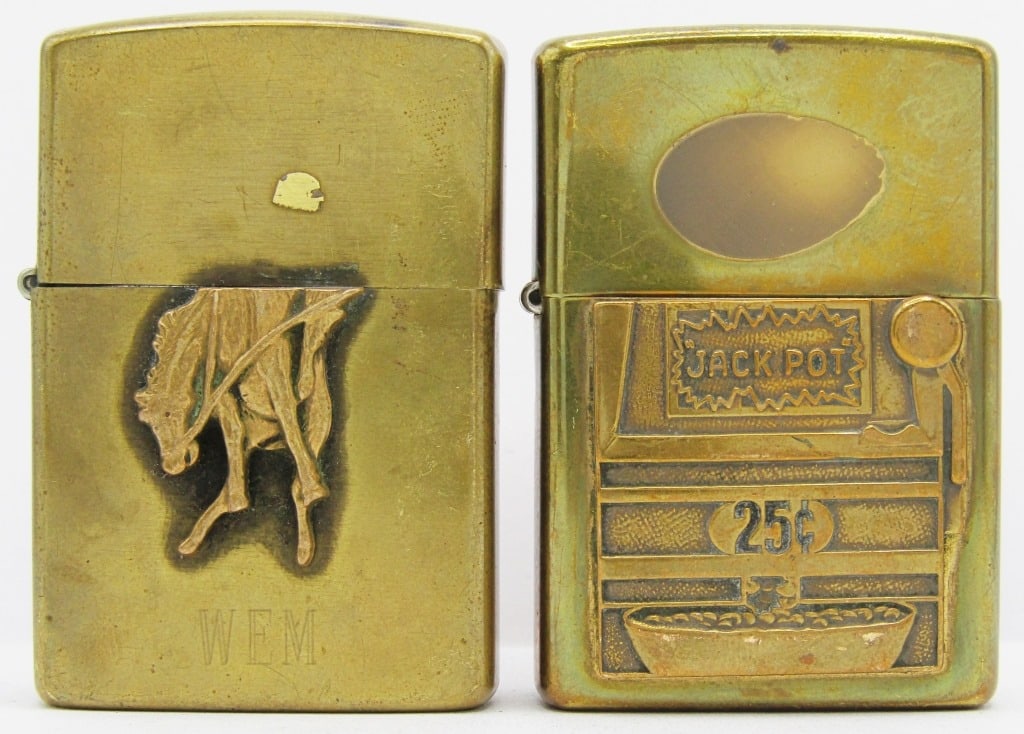 1992 & 1999 Brass Zippo Lighters - Repair/Parts (1 of 5)