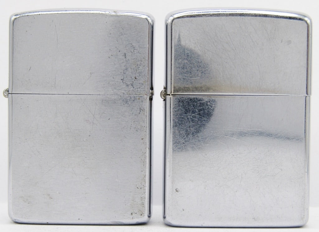 1967 & 1968 Chrome Zippo Lighters (1 of 5)