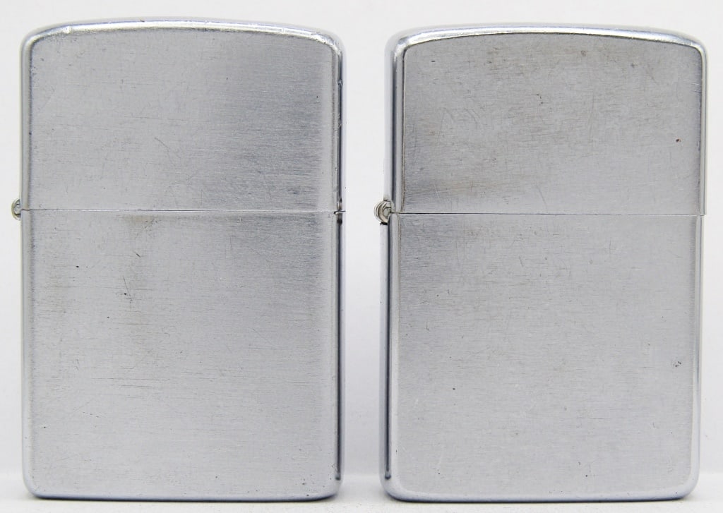 1958 & 1968 Chrome Zippo Lighters (1 of 5)