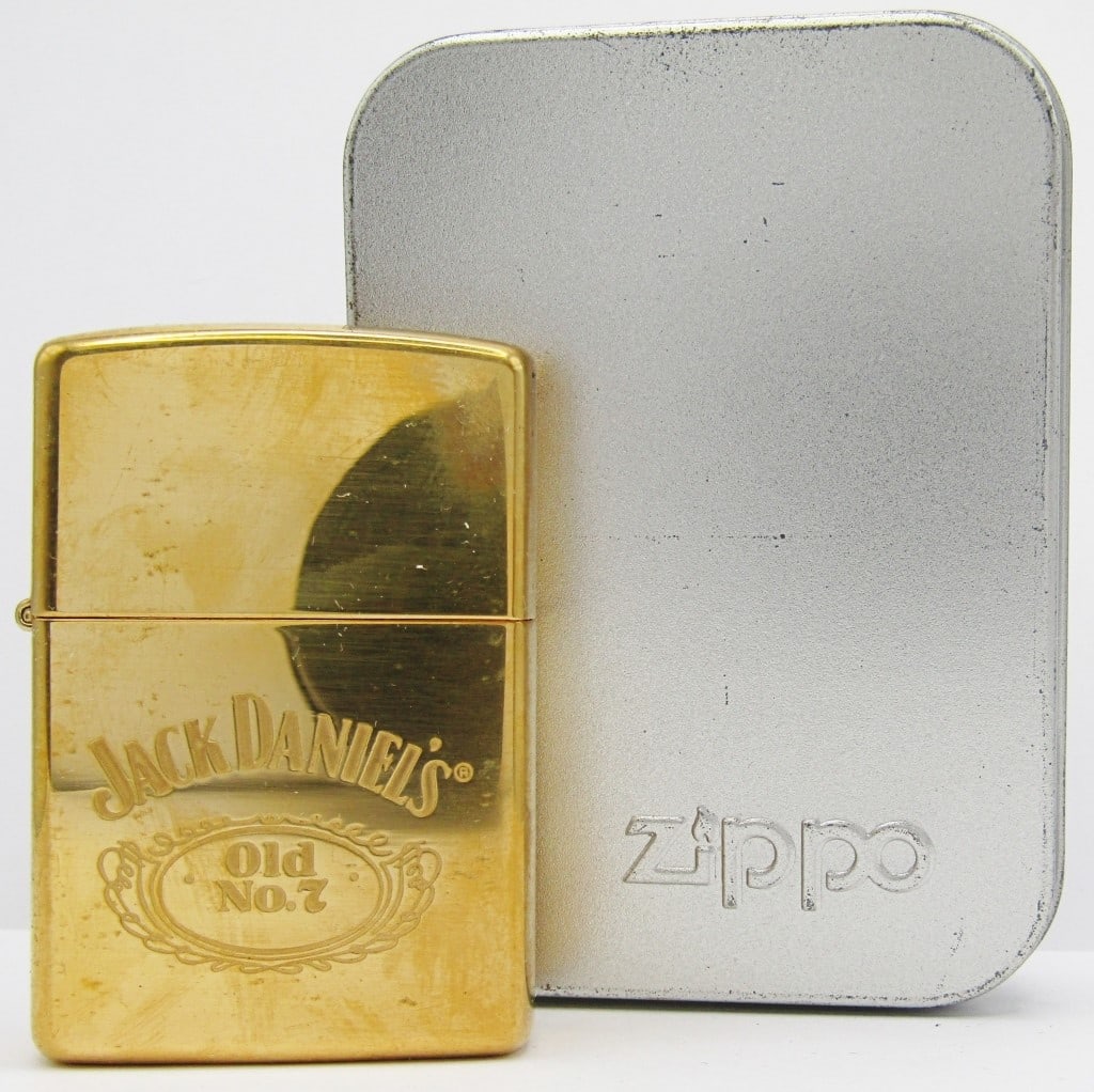 1997 Unfired Brass Jack Daniels No. 7 Zippo (1 of 6)