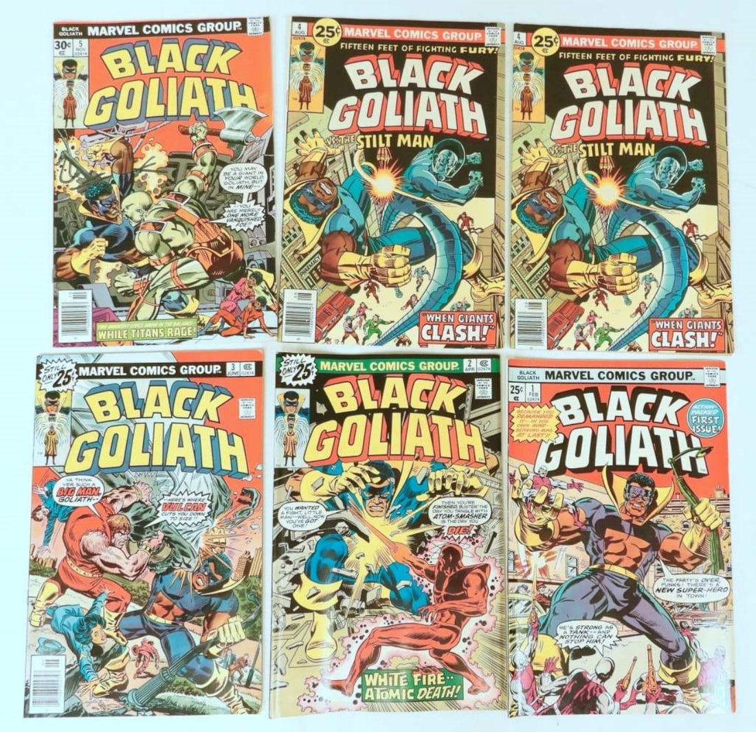 MARVEL BLACK GOLIATH #1 thru #5, EXTRA #4 (1 of 5)
