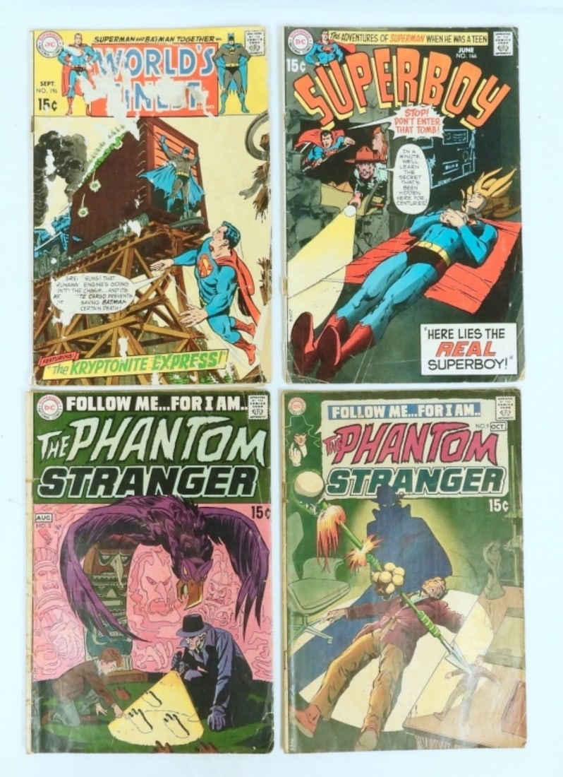 LOT OF 4 VARIOUS 15 CENT DC COMCS (1 of 2)