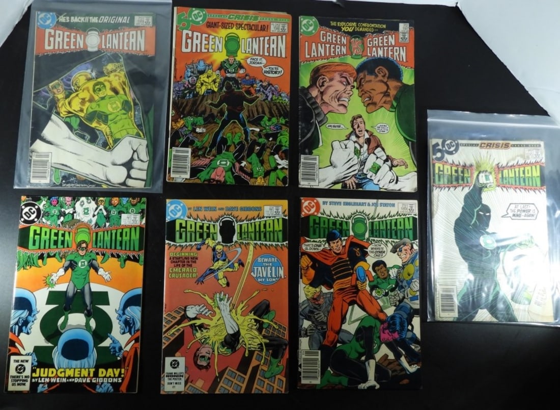 LOT OF 7 VINTAGE GREEN LANTERN COMICS (1 of 2)