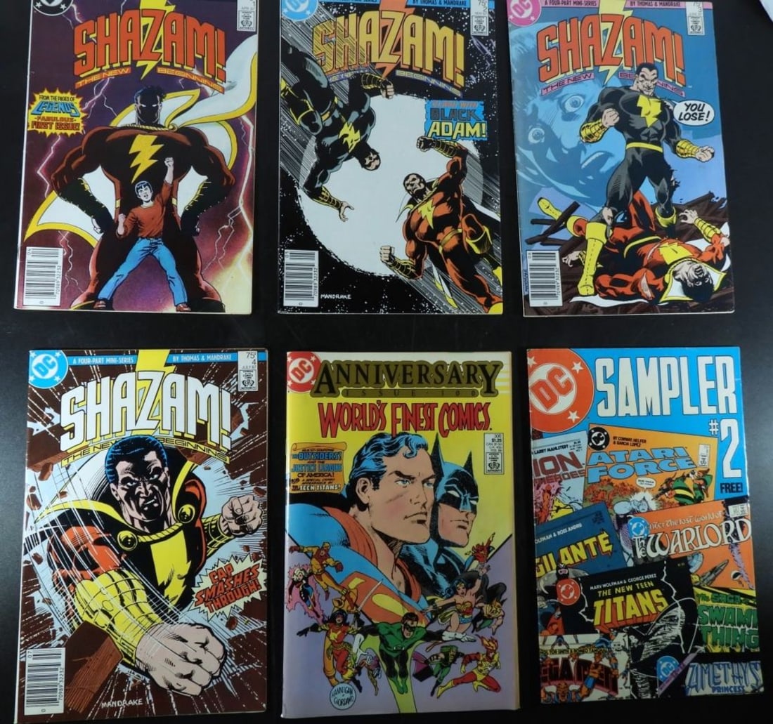 LOT OF 6 VARIOUS VINTAGE DC COMICS (1 of 2)