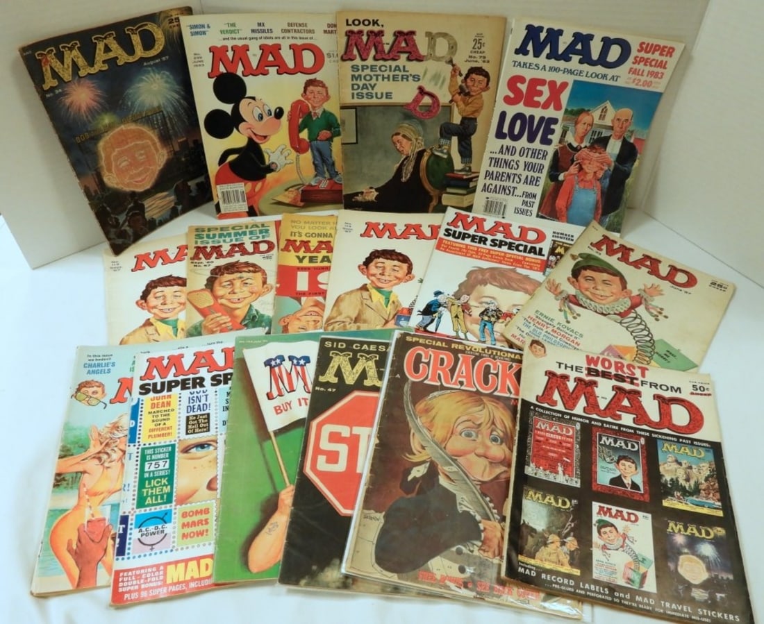 (15) MAD MAGAZINE 1957-1983 - GREAT MIX (1 of 3)