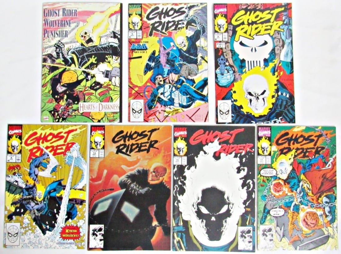 (6) MARVEL GHOST RIDER COMICS plus (1 of 2)