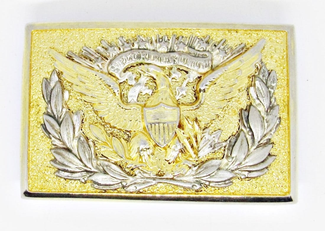 E PLURIBUS UNUM TWO TONE BELT BUCKLE (1 of 3)