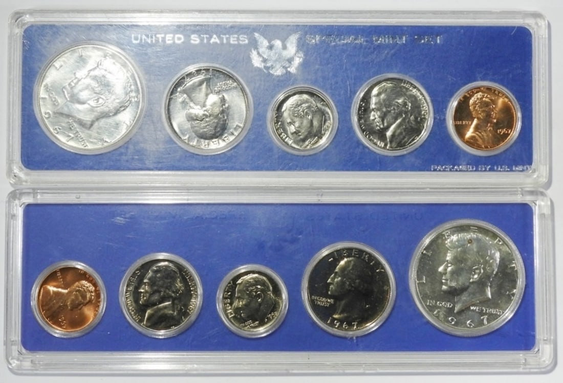 (2) 1967 U.S. SPECIAL MINT SETS (1 of 2)