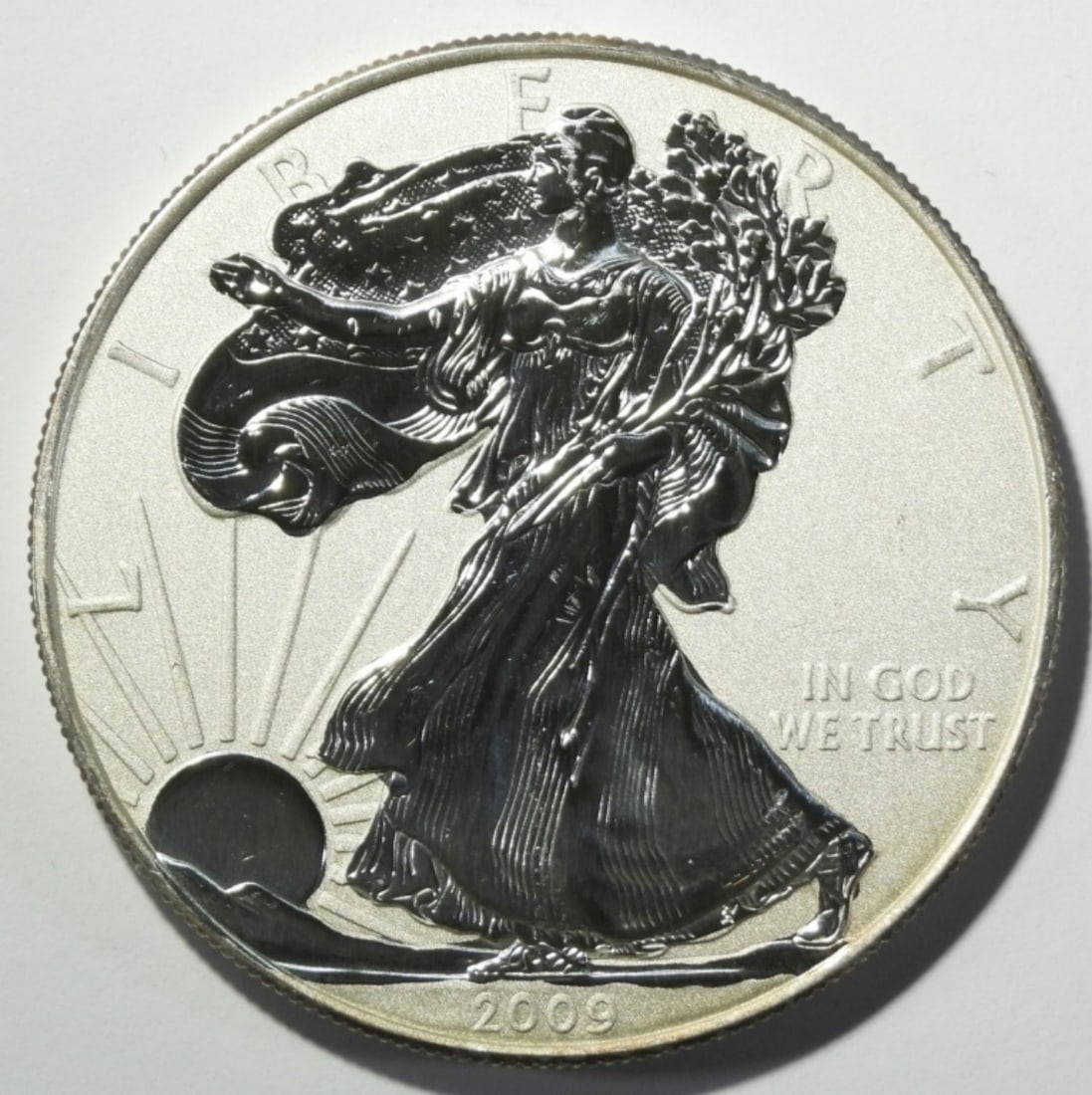 2009 AMERICAN SILVER EAGLE BU (1 of 2)