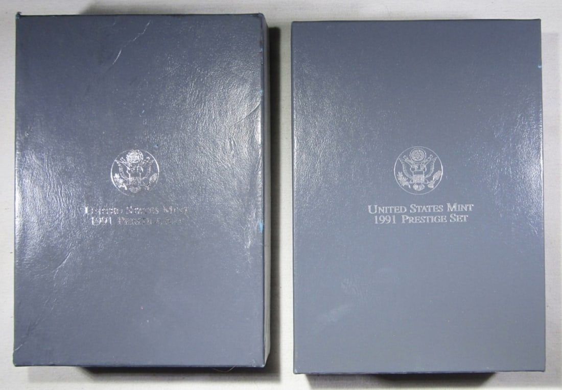 (2) 1991 U.S. MINT PRESTIGE PROOF SETS (1 of 2)