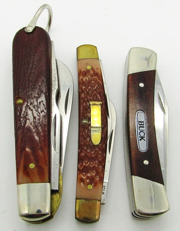 (3) Vintage Folding Pocket Knives (1 of 12)