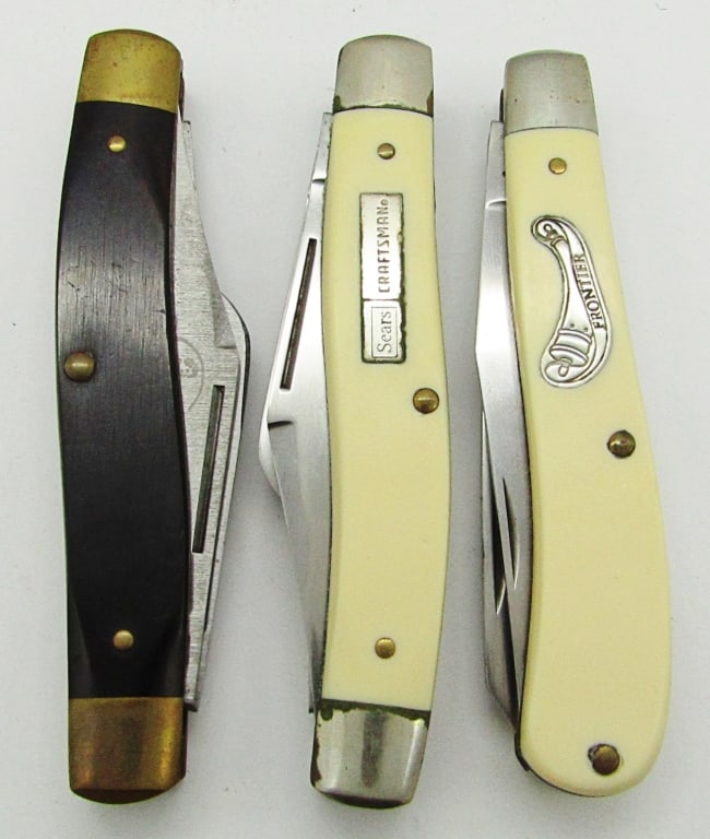 (3) Vintage Folding Pocket Knives (1 of 8)