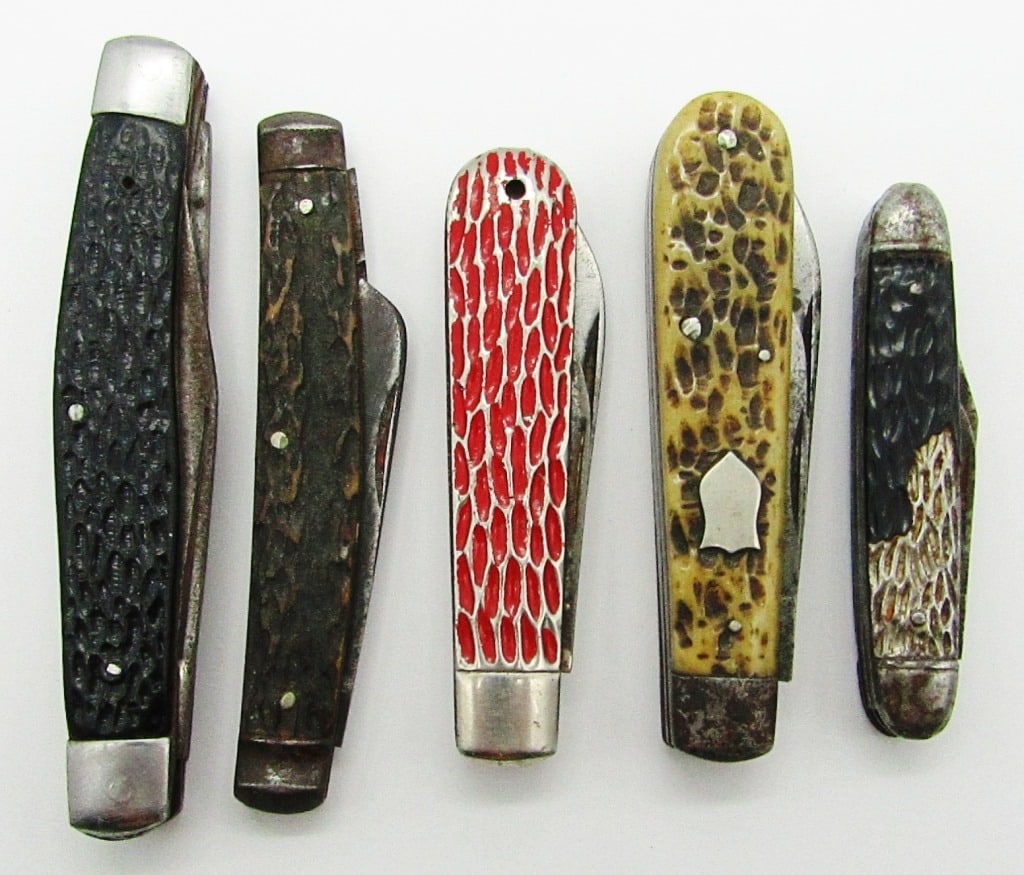 (5) Vintage Folding Pocket Knives; (1 of 7)