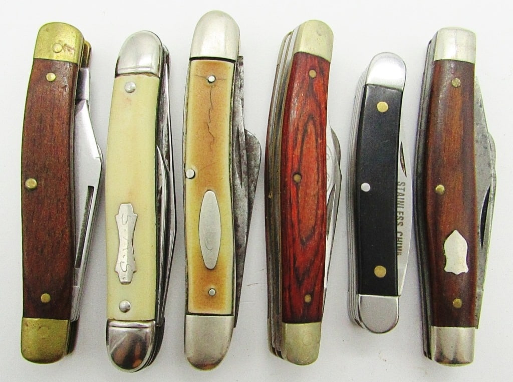 (6) Vintage Folding Pocket Knives (1 of 8)