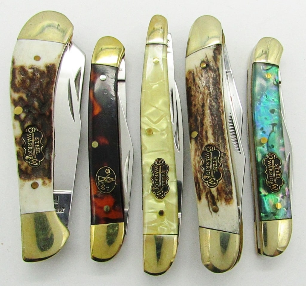 (5) New Steel Warrior Frost Cutlery Pocket Knives (1 of 8)