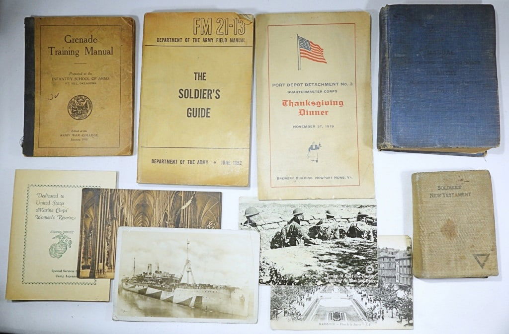 MILITARY TESTAMENT, COMPANY "B" MANUAL, (1 of 16)