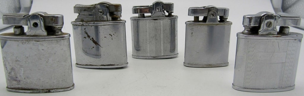 (5) VINTAGE POCKET LIGHTERS - MODERN LITE, (1 of 4)