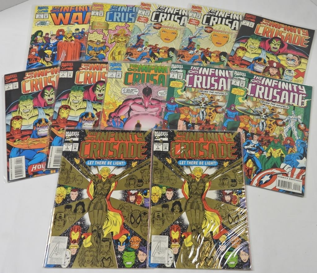 (12) MARVEL THE INFINITY CRUSADE LOT (1 of 4)
