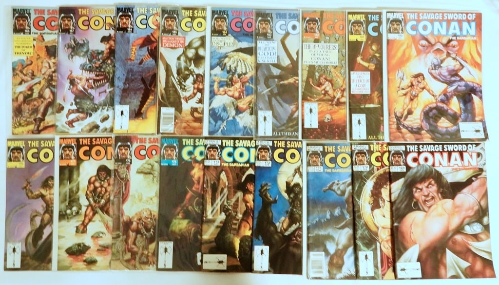 (18) MARVEL CONAN THE BARBARIAN COMICS (1 of 5)