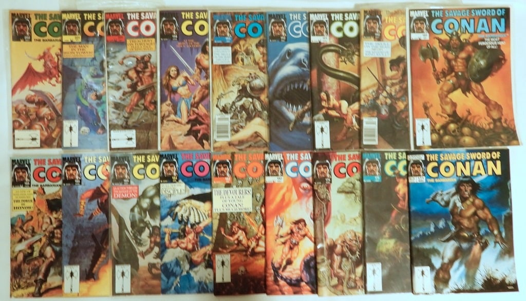(18) MARVEL CONAN THE BARBARIAN COMICS (1 of 5)
