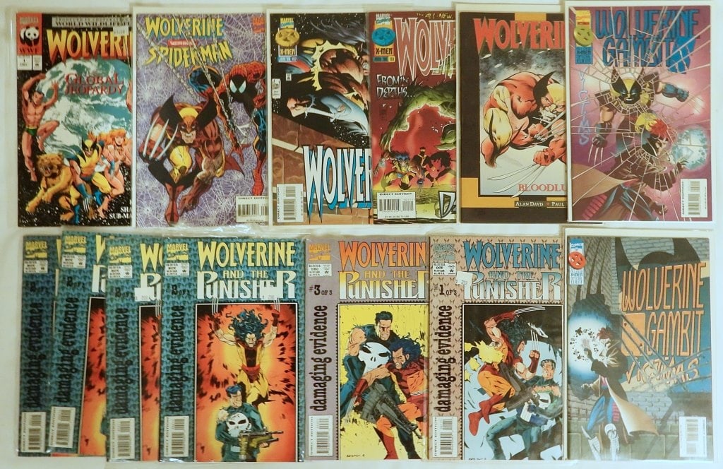 (13) MARVEL WOLVERINE COMICS SLEEVED (1 of 5)
