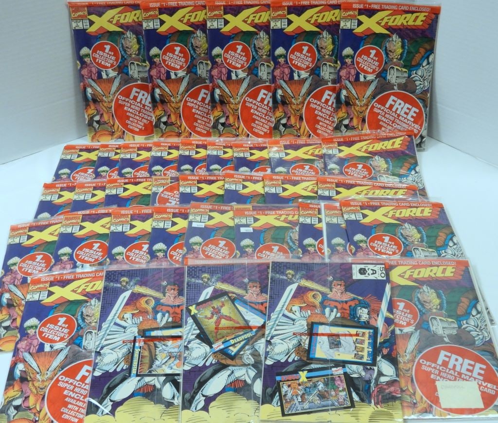 (36) MARVEL X-FORCE #1 BAGGED COMICS (1 of 4)