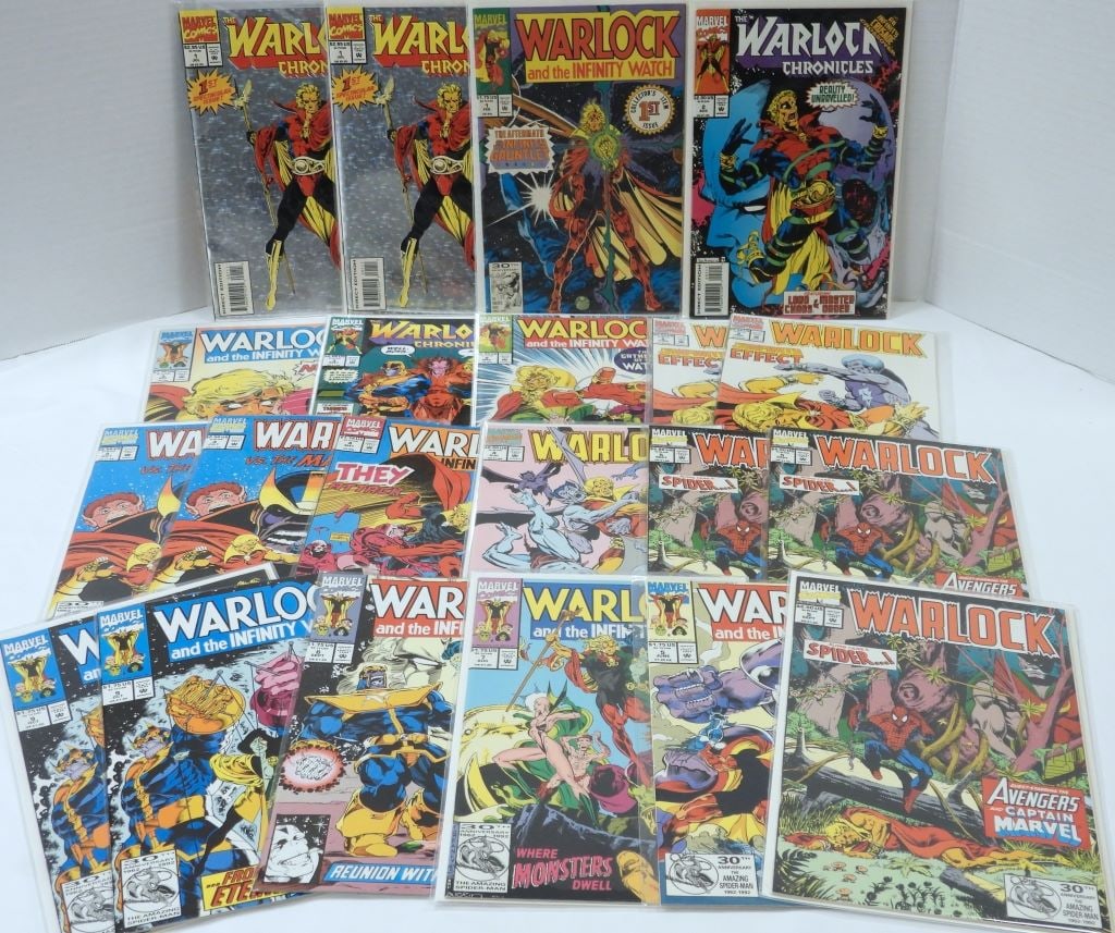 (21) MARVEL WARLOCK COMIC LOT (1 of 7)