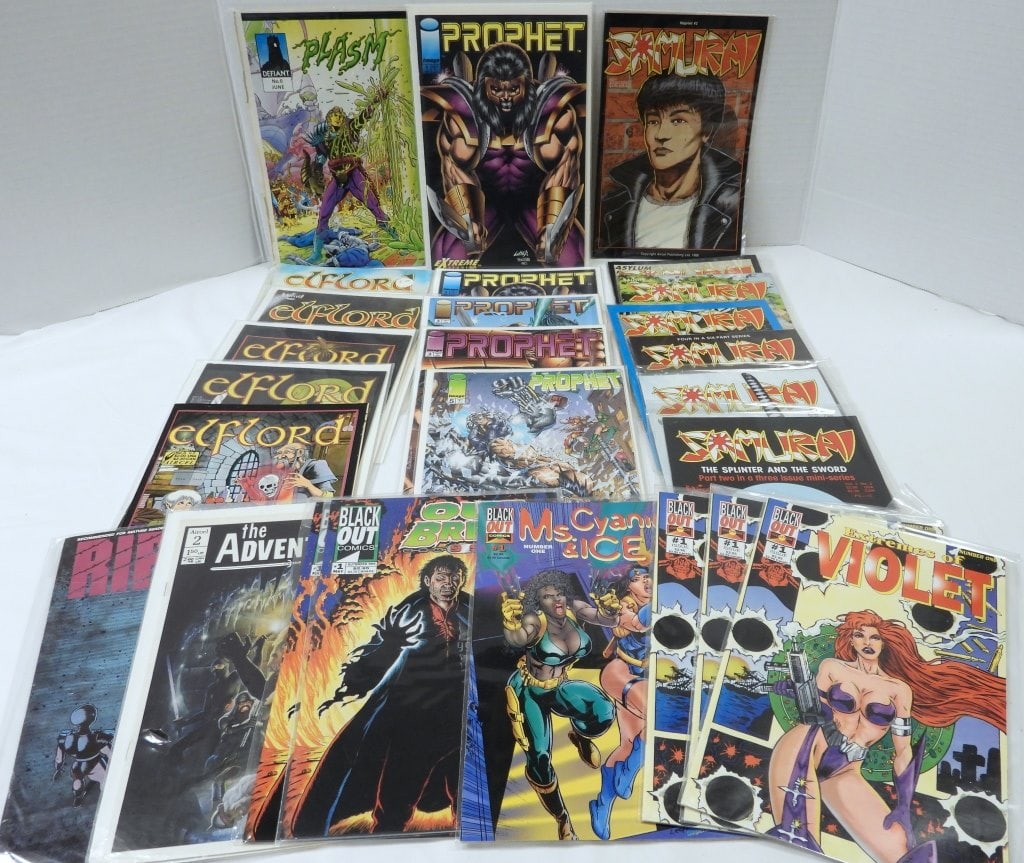 (26) UNIQUE COMIC ISSUES - DEFIANT No 0 (1 of 5)